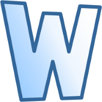 WATSYS logo image a blue shaded W